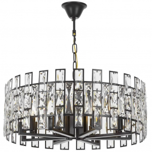 Подвесная люстра Lumina Deco Florina LDP 7041-600 BK