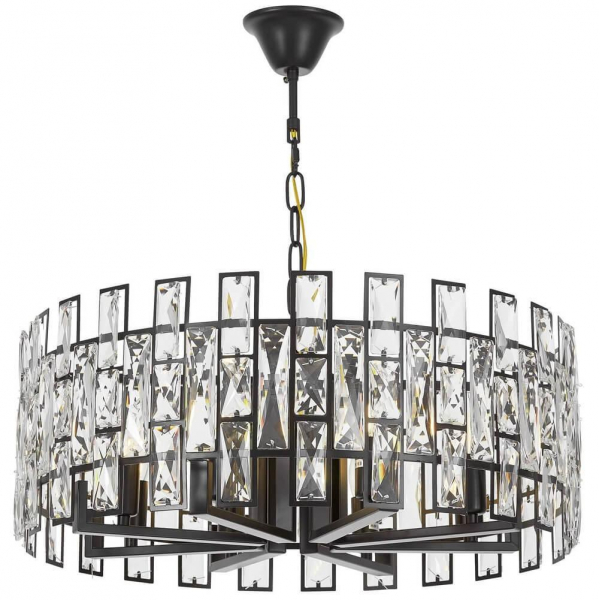 Подвесная люстра Lumina Deco Florina LDP 7041-600 BK Подвесная люстра Lumina Deco Florina LDP 7041-600 BK