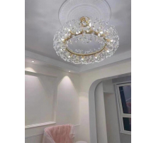 Люстра подвесная Alfa Light F2124-06 Φ600 Франчузское золото