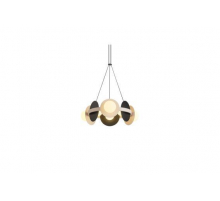 Люстра подвесная Alfa Light F3924-13 black+wh ite 6/30W6/30W D60*H12 0