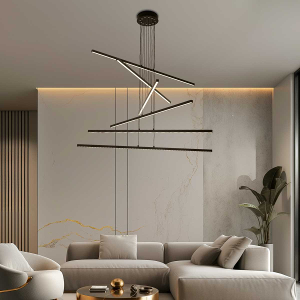 Подвесная люстра Citilux Стиг черный CL203261