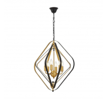 Подвесная люстра Lumina Deco Crulia LDP 8005-6 BK+MD