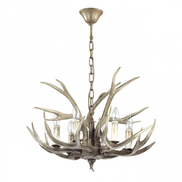 Подвесная люстра Ideal Lux Chalet SP6 115498 Подвесная люстра Ideal Lux Chalet SP6 115498