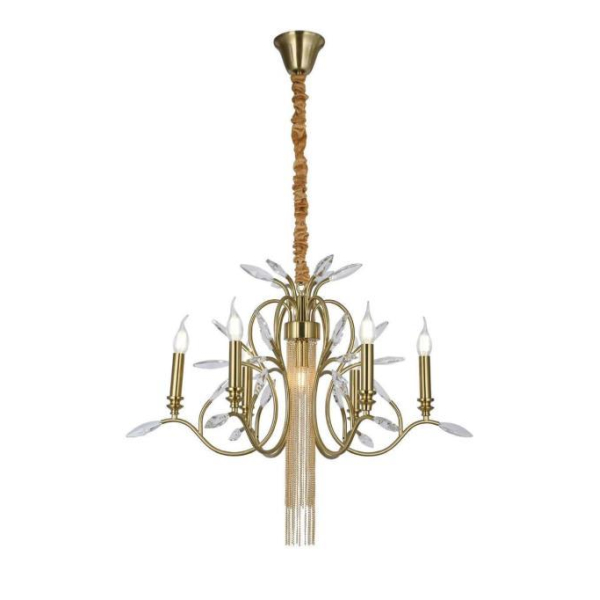 Люстра подвесная Alfa Light F1124-26 D800*H742 COPEER