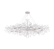 Люстра Crystal Lux REINA V2 SP12 L1500 SILVER PATINA