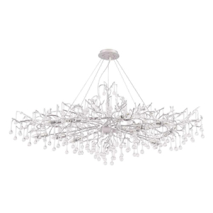 Люстра Crystal Lux REINA V2 SP12 L1500 SILVER PATINA