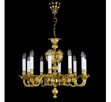Подвесная люстра Artglass Mona X. Brass Antique