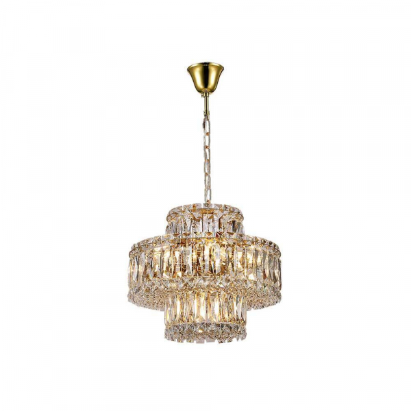 Подвесная люстра Newport 8458+3/C gold М0069585 Подвесная люстра Newport 8458+3/C gold М0069585