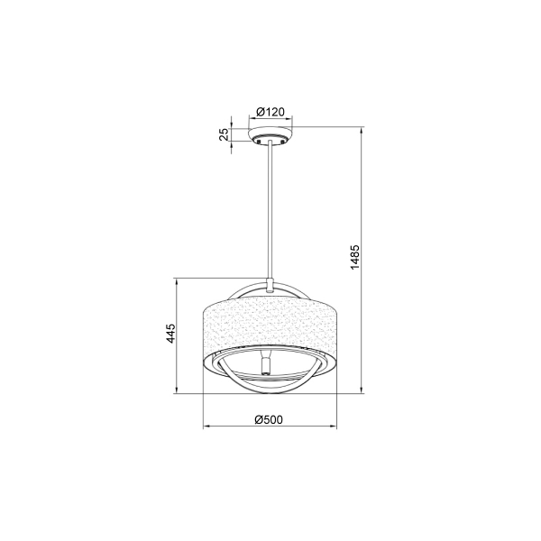 Подвесная люстра Vele Luce Effe VL4135L05