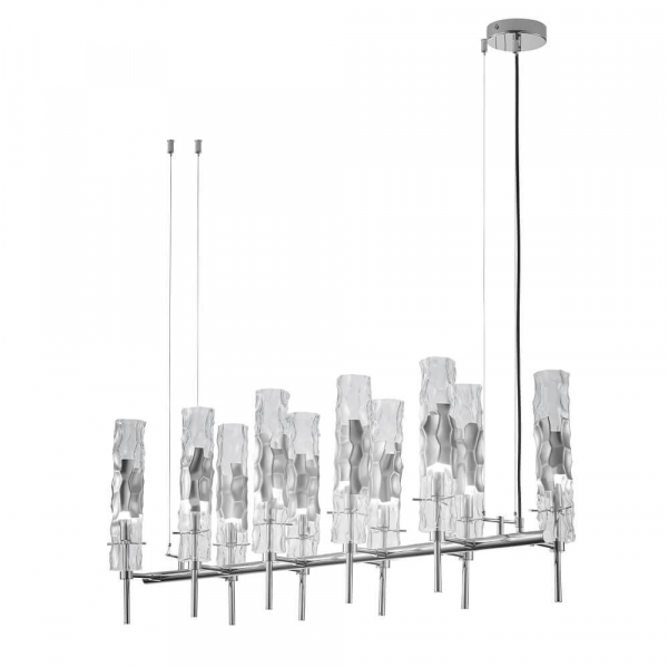 Подвесная люстра Crystal Lux Primavera SP10 Chrome Подвесная люстра Crystal Lux Primavera SP10 Chrome
