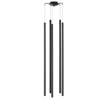 L5T747447 Люстра TUBO LED 25W 1600LM 25G ЧЕРНЫЙ 4000K
