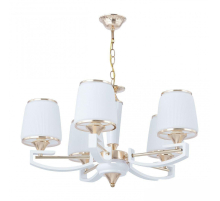 Подвесная люстра Arte Milano Florentia-2457 302457/5 Wh/Gd