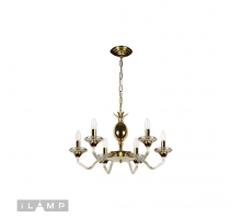 Подвесная люстра iLamp Flo YT2049-6 GD+COG