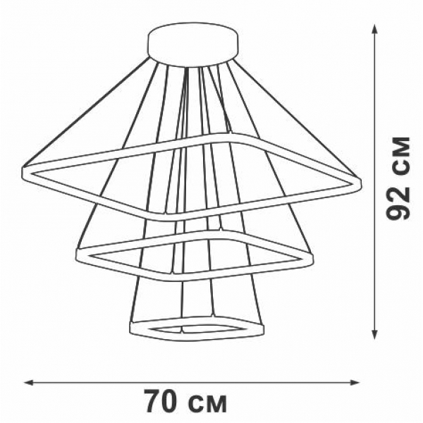 Подвесная люстра Vitaluce V04617-13/3S Подвесная люстра Vitaluce V04617-13/3S