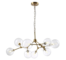 Подвесная люстра Crystal Lux MAXIMO SP9 BRONZE