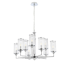 Подвесная люстра Crystal Lux Gloria SP9 Chrome