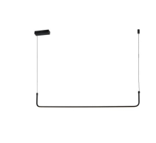 Люстра подвесная Alfa Light F3924-57 black 25W 125*6*H1 20