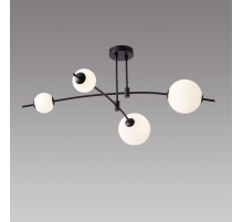 Подвесная светодиодная люстра iLedex Epical 6827-4 BK+WH