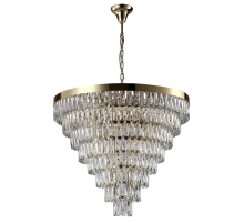 Подвесная люстра Crystal Lux Abigail SP22 D820 Gold/Transparent