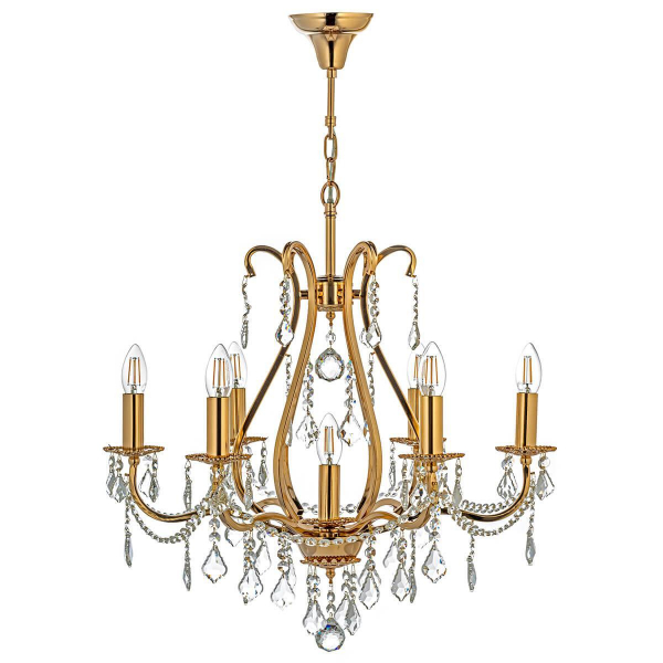 Подвесная люстра Arti Lampadari Ercolano E 1.1.6.602 G Подвесная люстра Arti Lampadari Ercolano E 1.1.6.602 G