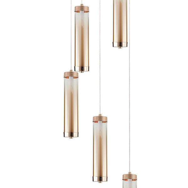 Подвесная светодиодная люстра Indigo Rilucente 11061/5P Gold V000151L Подвесная светодиодная люстра Indigo Rilucente 11061/5P Gold V000151L