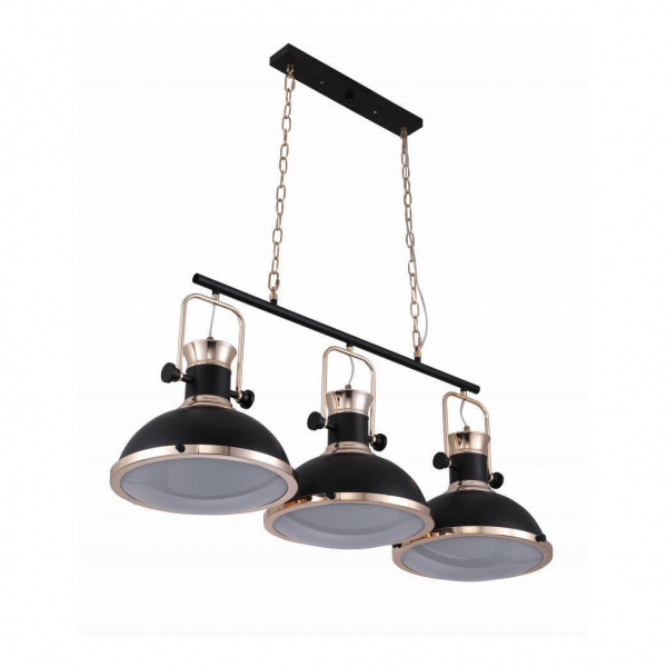 Подвесная люстра Lumina Deco Batore LDP 274-3 BK Подвесная люстра Lumina Deco Batore LDP 274-3 BK
