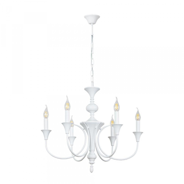 Подвесная люстра Arte Lamp COLLINETTA A4094LM-6WH Подвесная люстра Arte Lamp COLLINETTA A4094LM-6WH