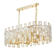 Подвесная люстра Lumina Deco Florina LDP 7041-700-PR F.GD