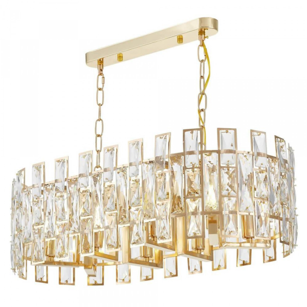 Подвесная люстра Lumina Deco Florina LDP 7041-700-PR F.GD Подвесная люстра Lumina Deco Florina LDP 7041-700-PR F.GD