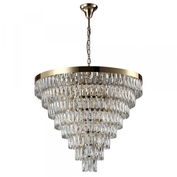 Подвесная люстра Crystal Lux Abigail SP22 D820 Gold/Transparent Подвесная люстра Crystal Lux Abigail SP22 D820 Gold/Transparent