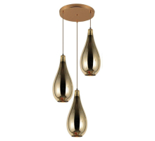 Подвесная люстра Lumina Deco Lauris LDP 6843-3 GD