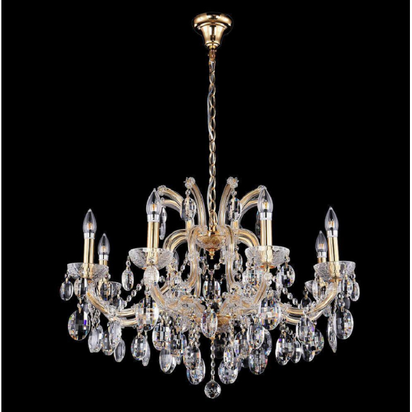 Подвесная люстра Crystal Lux Hollywood SP8 Gold Подвесная люстра Crystal Lux Hollywood SP8 Gold