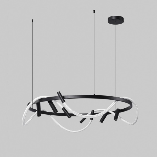 Люстра подвесная Alfa Light F3024-24 BLACK