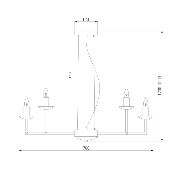 Подвесная люстра Eurosvet Cariso 60150/10 латунь Подвесная люстра Eurosvet Cariso 60150/10 латунь