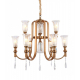 Подвесная люстра Lumina Deco Rionella LDP 8041-6+3 S.GD
