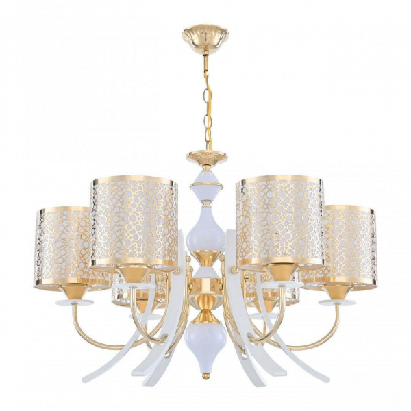 Подвесная люстра Arte Milano Florentia-6067 306067/6 Wh/Gd Подвесная люстра Arte Milano Florentia-6067 306067/6 Wh/Gd