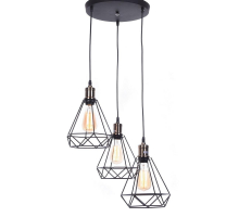 Подвесная люстра Lumina Deco Cobi LDP 11609-3 BK