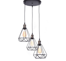 Подвесная люстра Lumina Deco Cobi LDP 11609-3 BK