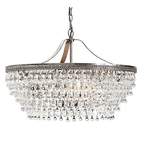 Подвесная люстра Imperium Loft Clarissa Glass Drop Petite Round Chandelier 345040-22