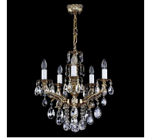 Подвесная люстра Artglass Etela V. Brass Antique CE