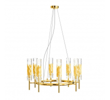 Подвесная люстра Crystal Lux Primavera SP8 Gold