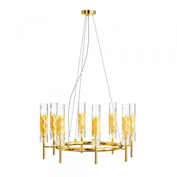 Подвесная люстра Crystal Lux Primavera SP8 Gold Подвесная люстра Crystal Lux Primavera SP8 Gold