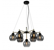 Подвесная люстра Indigo Grappoli 11029/7P Black V000216