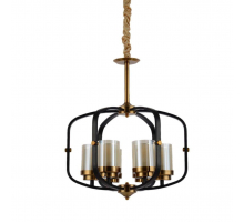 Подвесная люстра Lumina Deco Bonton LDP 1221-6 BK+MD
