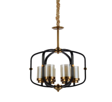 Подвесная люстра Lumina Deco Bonton LDP 1221-6 BK+MD