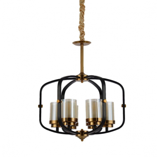 Подвесная люстра Lumina Deco Bonton LDP 1221-6 BK+MD Подвесная люстра Lumina Deco Bonton LDP 1221-6 BK+MD