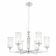 Подвесная люстра Crystal Lux Gloria SP6 Chrome