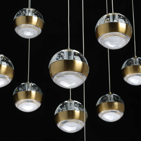 Подвесная светодиодная люстра De Markt Капелия 730010915