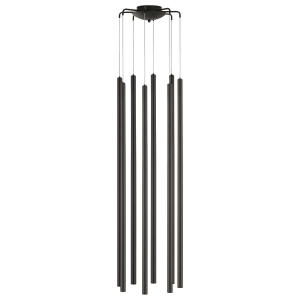 L8T747447 Люстра TUBO LED 40W 2560LM 25G ЧЕРНЫЙ 4000K