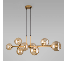 Подвесная люстра Eurosvet Roger 70113/8 янтарный